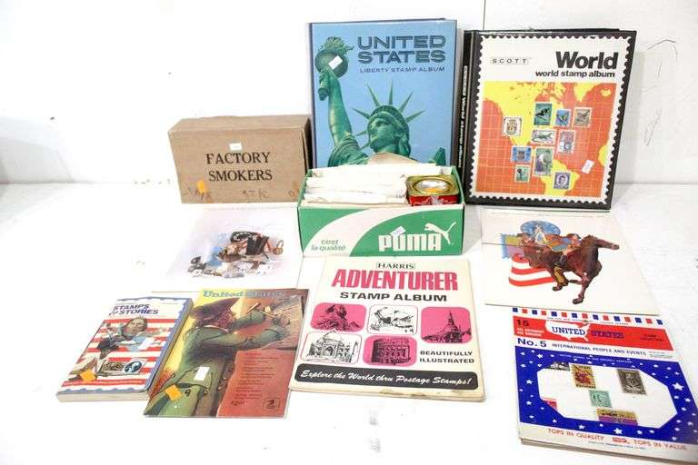 Stamp Collectors Stamp Albums, Guides and more Bunting Online Auctions
