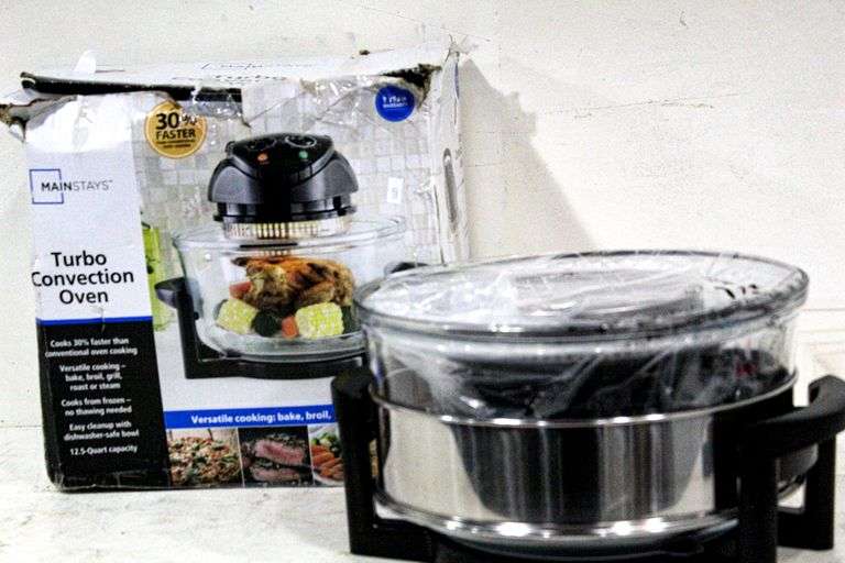 Turbo Convection Oven by Mainstays RIGHT WALL U Bunting Online Auctions