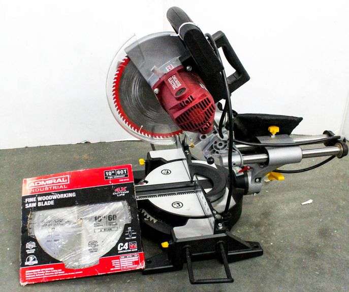 Chicago Electric Chop Saw with 10" extra blades Bunting Online Auctions