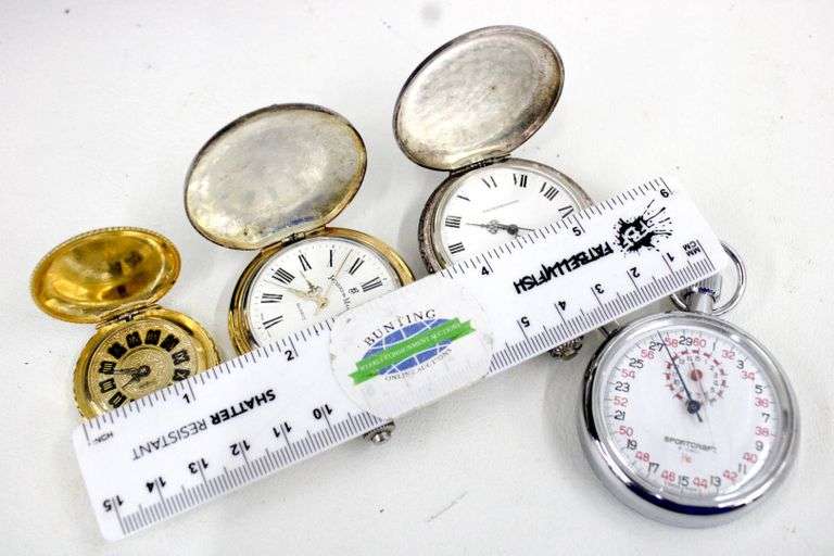 Pocket Watches including a Swiss André Rivalle 17 jewels, a Swiss