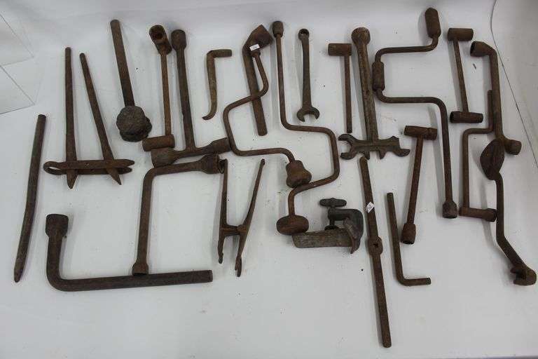 Tractor Tools, 1930s to 1950s , includes vintage valve spring