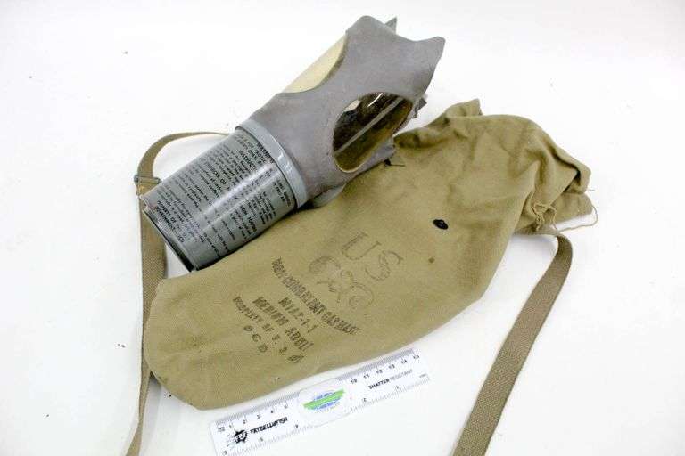 U.S. WWII home front gas mask issued to civilians in the major coastal