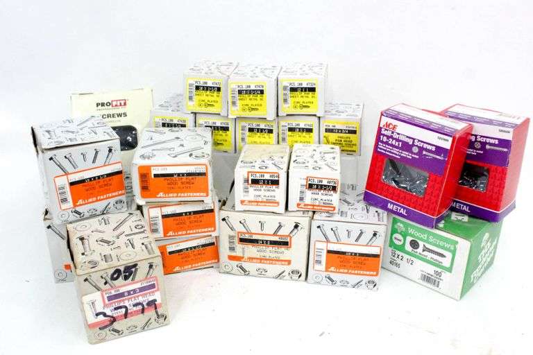 Hardware fasteners collection Bunting Online Auctions
