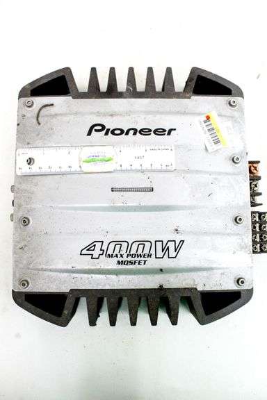 Pioneer 4-channel GM-X374 Power Amplifier features 400W Max Power ...