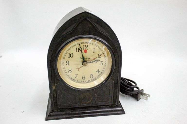 Warren Telechron Co. Electric Clock Model No.355 Bunting Online Auctions