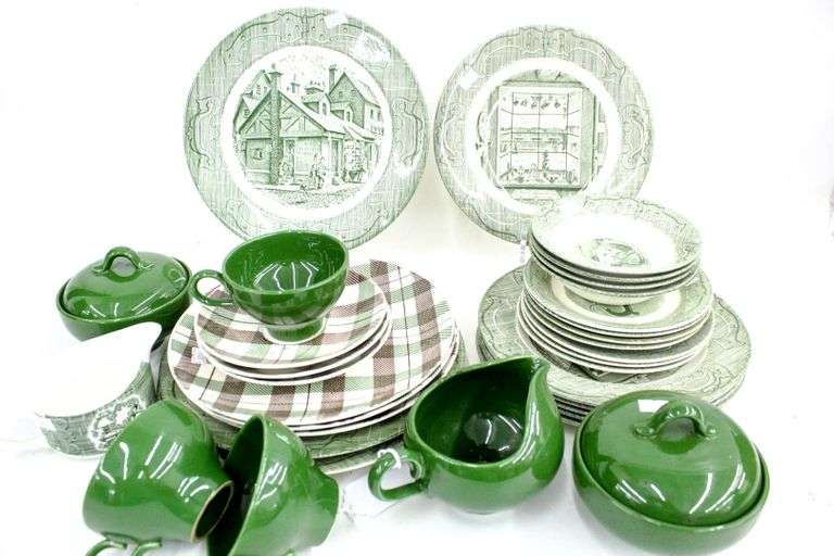 Fabulous Midcentury dinnerware various maker and pattern complementing