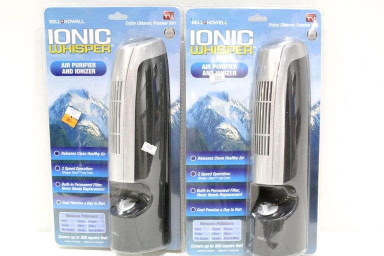Ionic Whisper Air Purifier and Ionizer two pieces FURN 5 Bunting