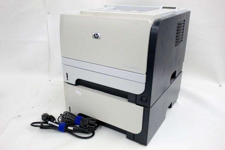 Hewlett Packard twopaper tray Printer circa 2008 Bunting Online Auctions