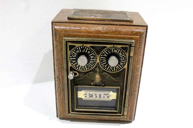 Coin Bank Created From Original Post Office Lockboxes by Jolly Good