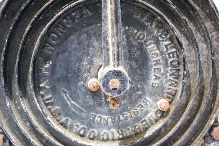 Ward Leonard antique silent movie theatre light dimmer, Edison era