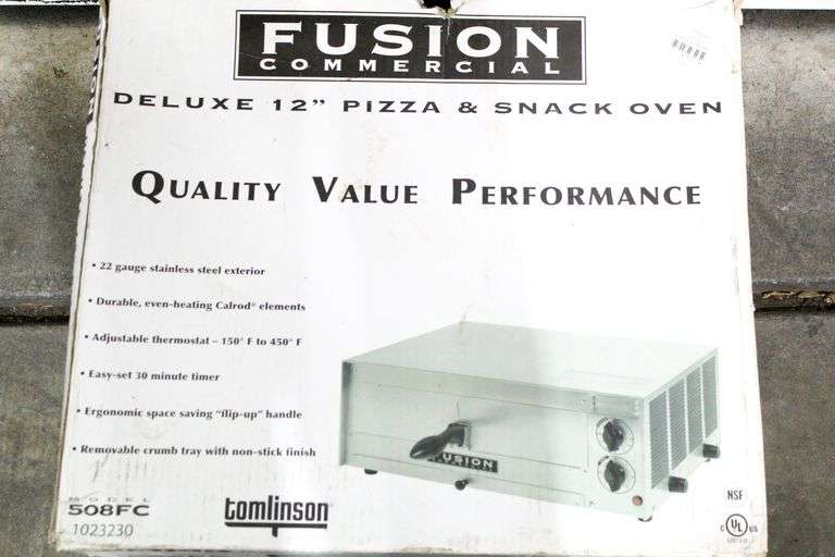 Fusion Commercial Deluxe 12" Pizza & Snack Oven Model 508FC by