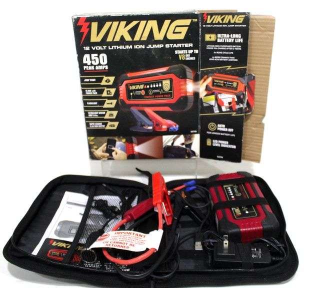 Viking 12V Lithium Ion Jump Starter Bunting Online Auctions
