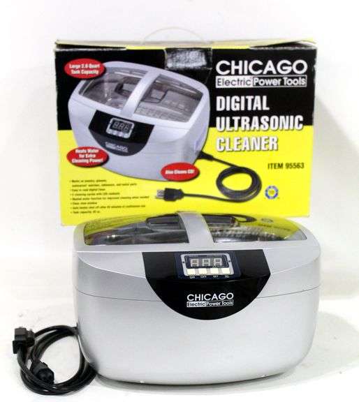 Chicago Electric Power Tools 2.5 Liter Digital Model Ultrasonic Jewelry