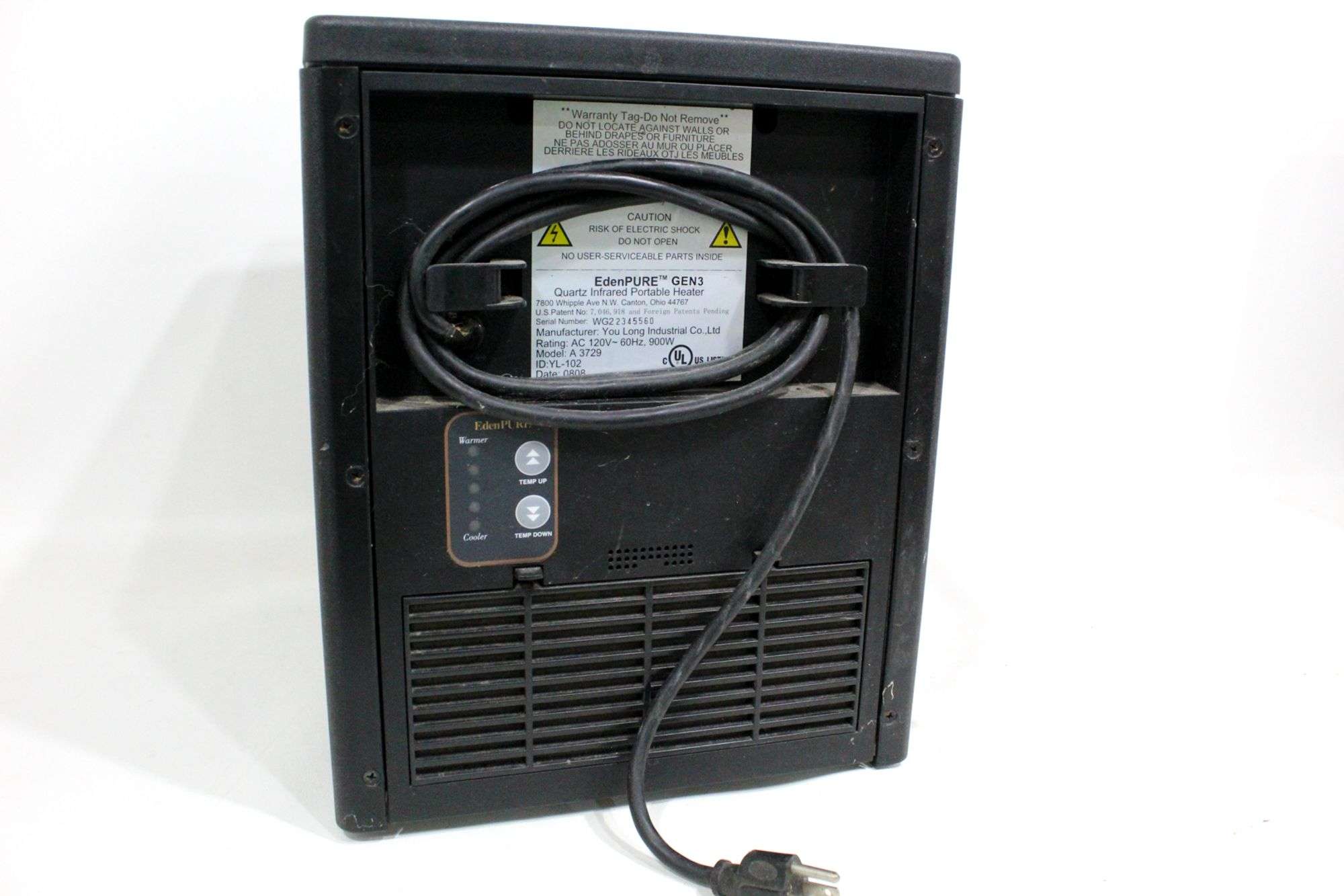 EdenPURE GEN3 Quartz Infrared Heater T2 U - Bunting Online Auctions