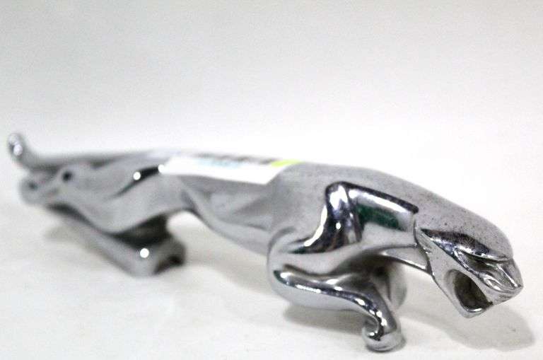 Vintage Jaguar Leaper Cat Heavy Chrome Hood Ornament Bunting Online