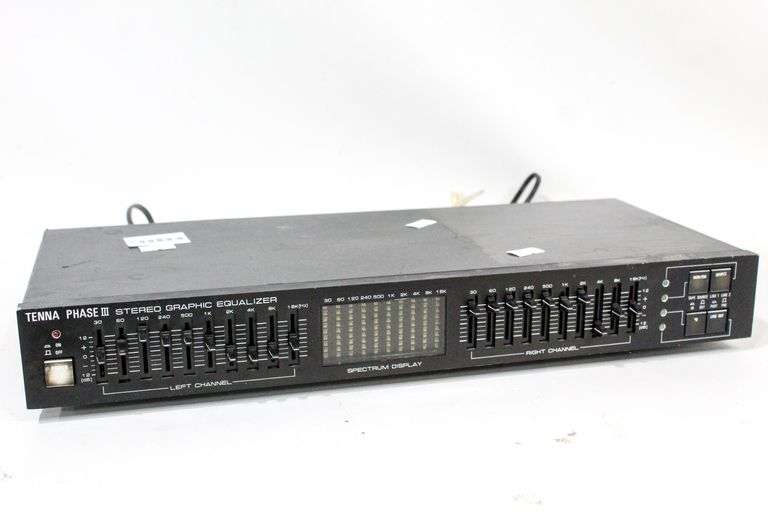Vintage Pyramid Stereo Graphic Equalizer Slim Tenna Phase III SEA-9700 ...