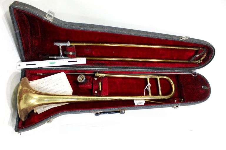 Selmer Bundy Trombone. Designed by Vincent Bach. With Sheet Music