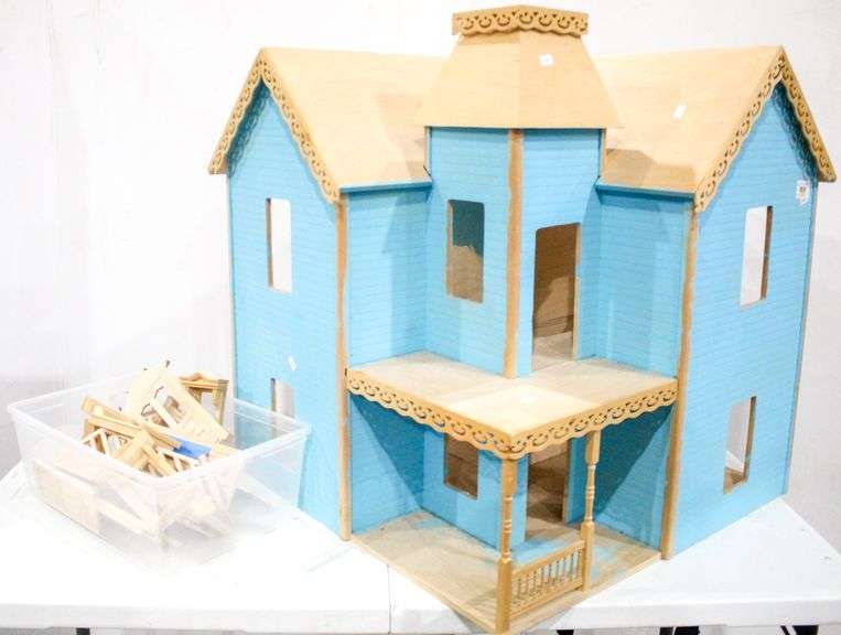 Victorian Doll House Kit Precut Partially Assembled 24 x 24 x 26