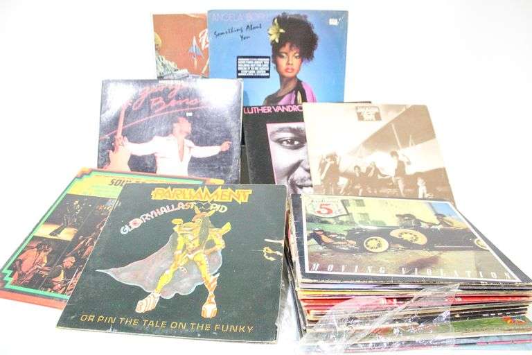 LP Record / Album Collection: Fatback Is This The Future,  Luther Vandross It's Over Now, Bootsy's Rubber Band, Parliament, Soul to Soul & More.  30 Items