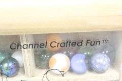 Collection of Authentic American Marbles by Recreational Woodcraft  - Marble Games - in Wooden Case