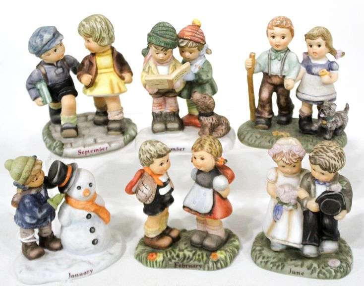 Vintage Goebel Figurines - Six Pieces - Bunting Online Auctions