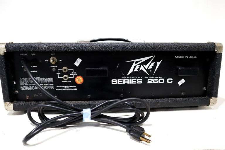 Vintage Peavey Series 260 C 400 Watt Monitor Amplifier Bunting Online