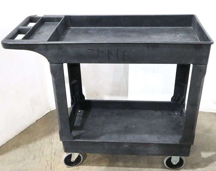 Uline Utility Cart 17 x 39 x 34 Bunting Online Auctions