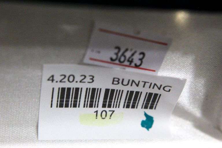 Gold Tennis Bracelet in a gift box. Bracelet is marked, unable to read