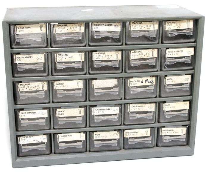 Smalls MultiDrawer Storage Case Chest Box 12 x 9 x 6 Bunting Online Auctions