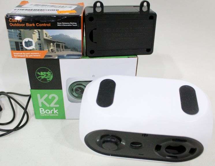 Outdoor Bark Control Model CSB19 and K2 Bark Control Device