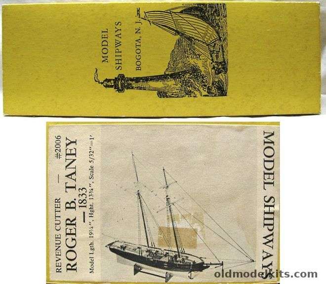 Roger B Taney (Revenue Cutter)/ Model Shipways, Vintage Wooden Model ...