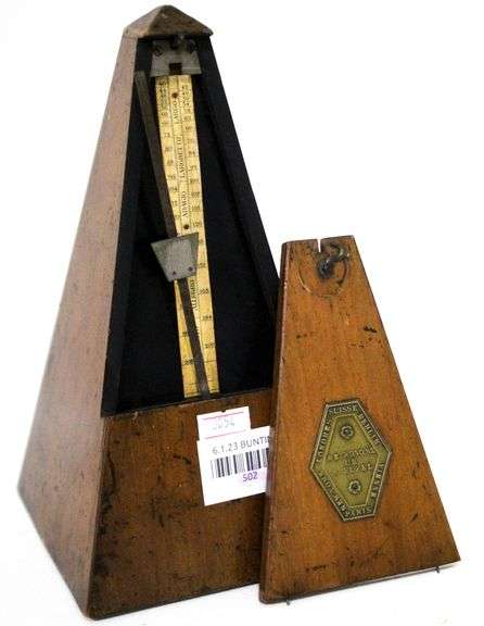 Antique French Métronome de Maëlzel - Spring Driven - Circa Late 1800s ...