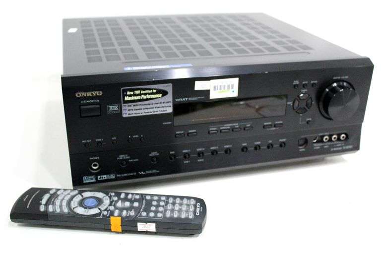 Onkyo TXSR701 A/V Receiver with Remote Bunting Online Auctions
