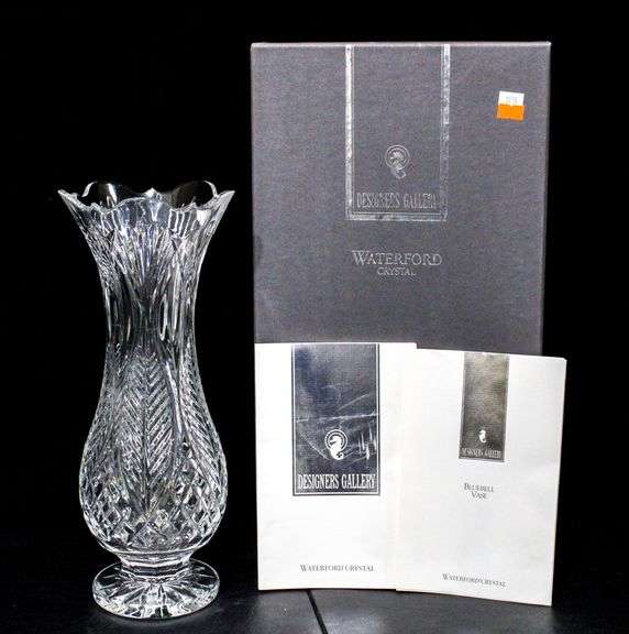 Waterford Crystal Designer's Series Bluebell Vase in Original Box with
