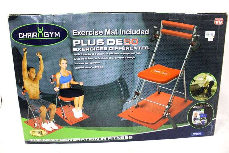 Chair Gym Plus DE50 Exercise System Bunting Online Auctions