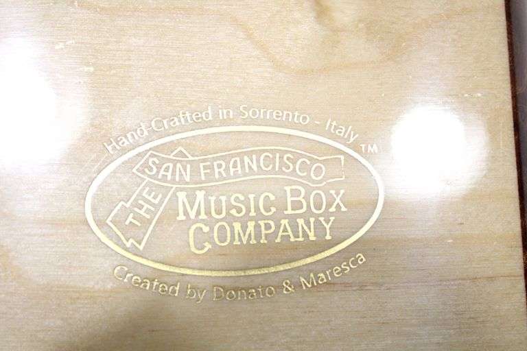 The San Francisco Music Box Company Crated by Donato & Maresca Hand