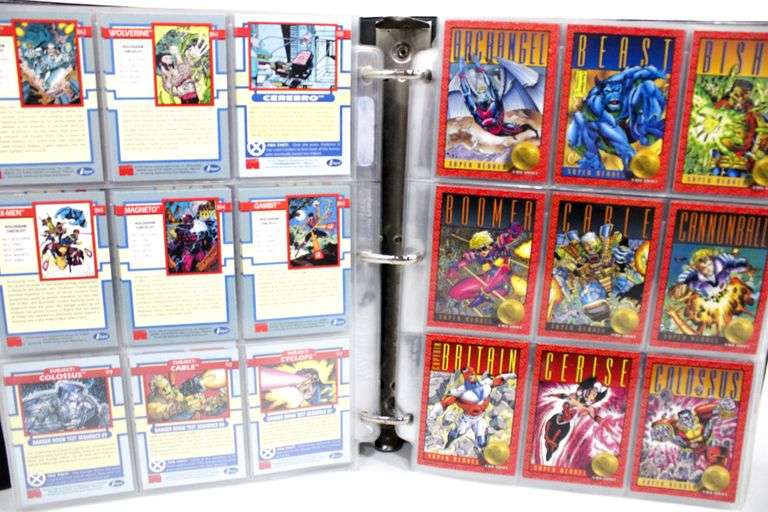 Comic Book / Action Figure / Trading Card Collection Marvel Super