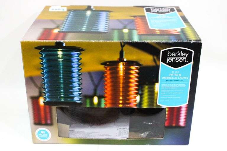 Berkley Jensen Patio & Umbrella Lights Bunting Online Auctions