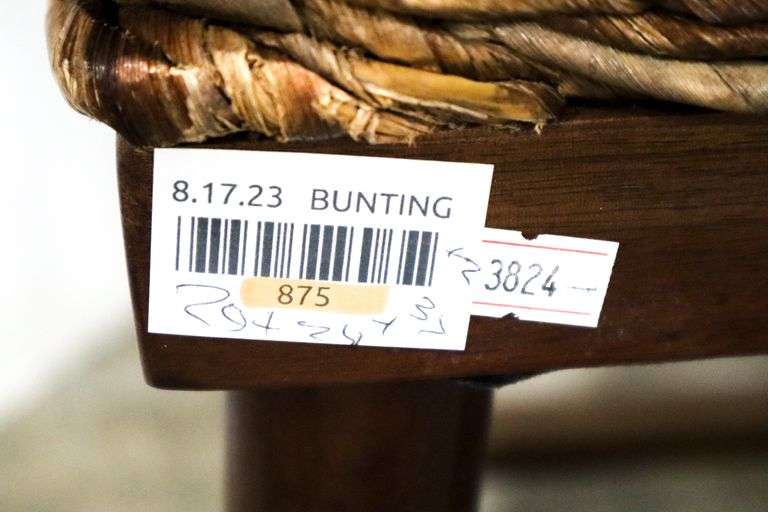 Wicker Woven Bar Stools Made in Indonesia Bunting Online Auctions