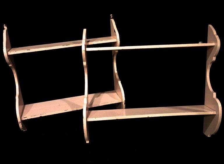 Rustic Primitive Wall Shelves Bunting Online Auctions