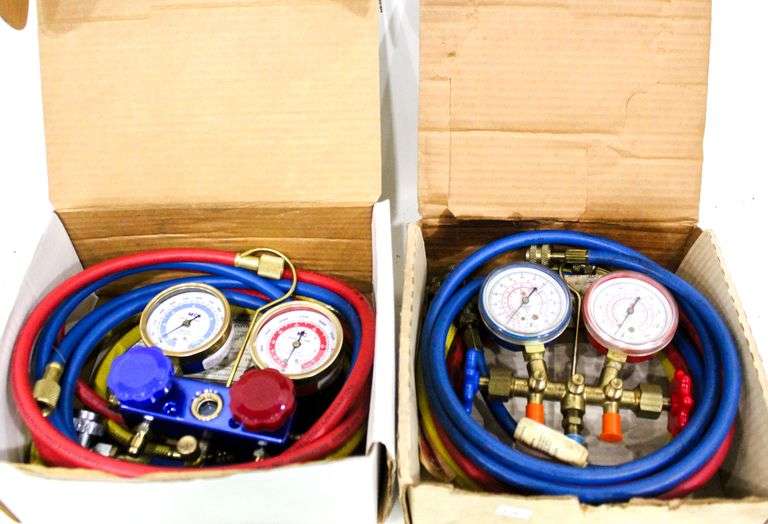 Matco Tools Acmg1qs A/c Refrigeration Kit Dual Manifold Gauge and