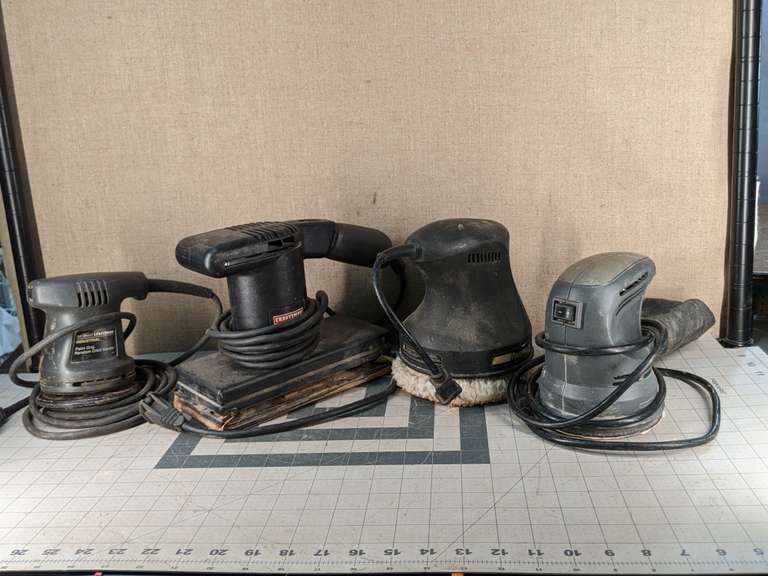 4 SANDERS AND POLISHERS Bid On Estates Auction Services