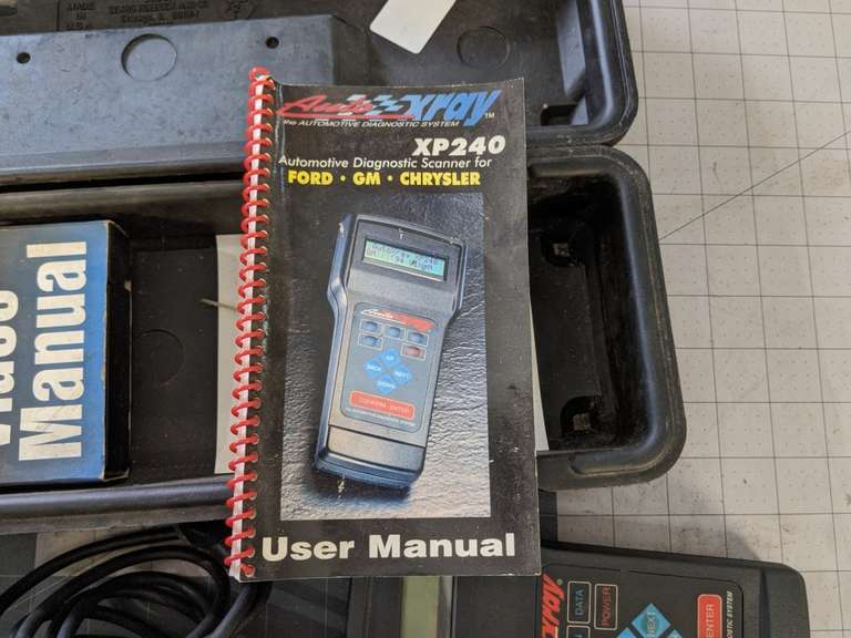 AUTO XRAY DIAGNOSTIC SCANNER MODEL X P 240 Bid On Estates