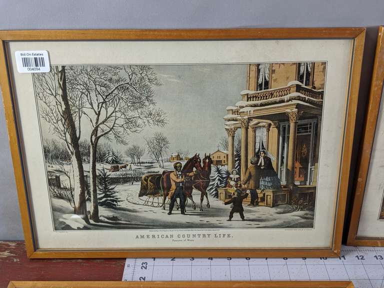 CURRIER AND IVES PRINTS - Bid On Estates