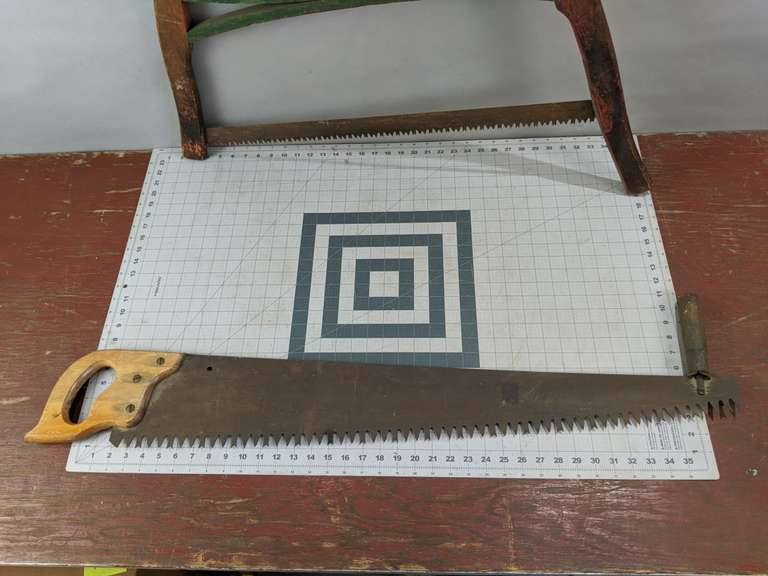 2 ANTIQUE SAWS Bid On Estates
