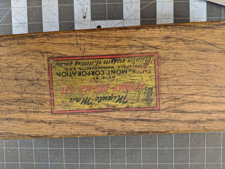 antique keyway broach set, caliper, combination squares Bid On