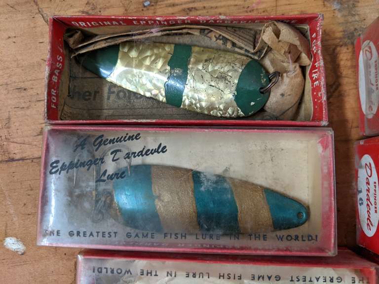 eppinger Daredevil fishing lures Bid On Estates Auction Services
