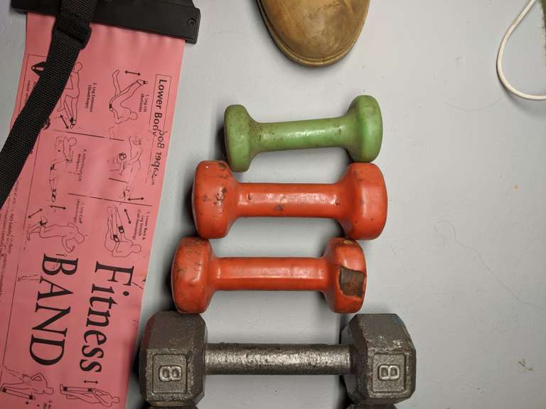 Weights and Exercise Bands Bid On Estates Auction Services