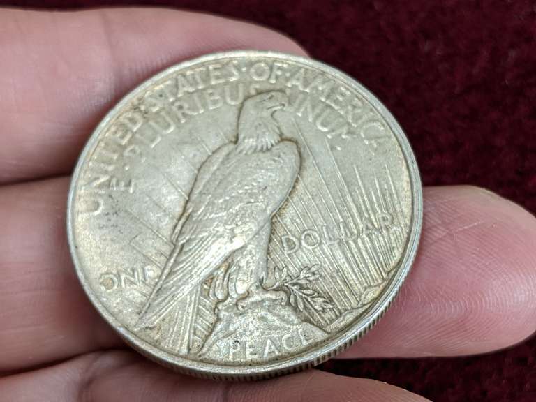 1922 Silver Dollar Bid On Estates Auction Services