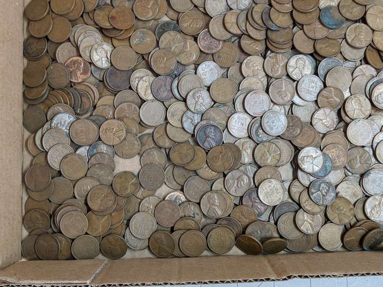 lot of wheat pennies Bid On Estates
